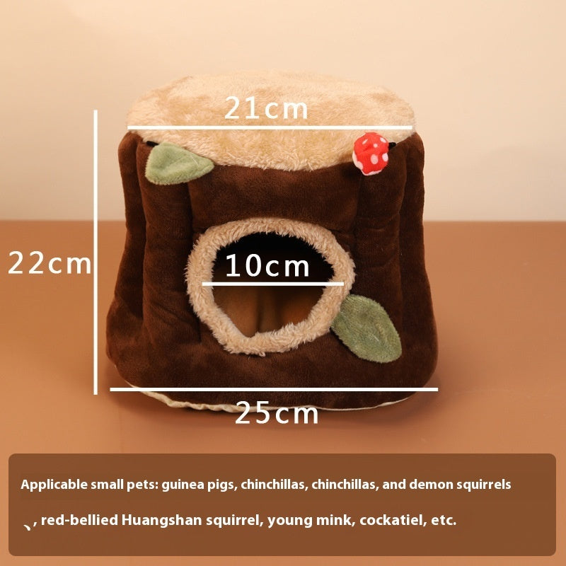Rabbit Washable Hanging Winter Stump Nest