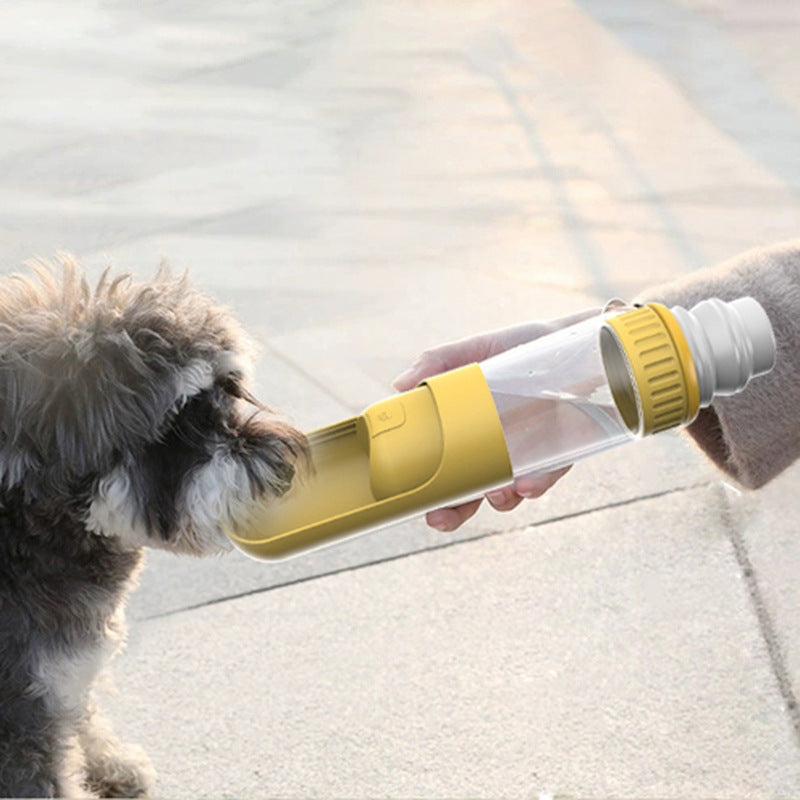 Dog Water Bottle Portable Leak Proof And Lightweight Water Bottle For Dogs Dog Travel Water Bottle With Bowl Dog Walking Accessories