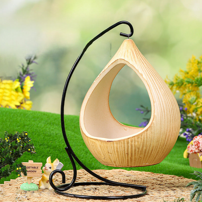 Hamster Swing Cradle Hammock Ceramic Hideaway House Golden Hamster Small House Landscaping Supplies To Relieve Boredom And Entertainment Toys