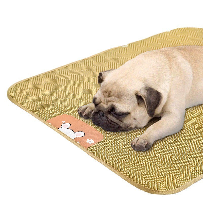 Fresh Spring And Summer Pet Mat Cool Cushion For All Four Seasons For Small And Large Dogs Golden Retriever Kennel Cat Supplies