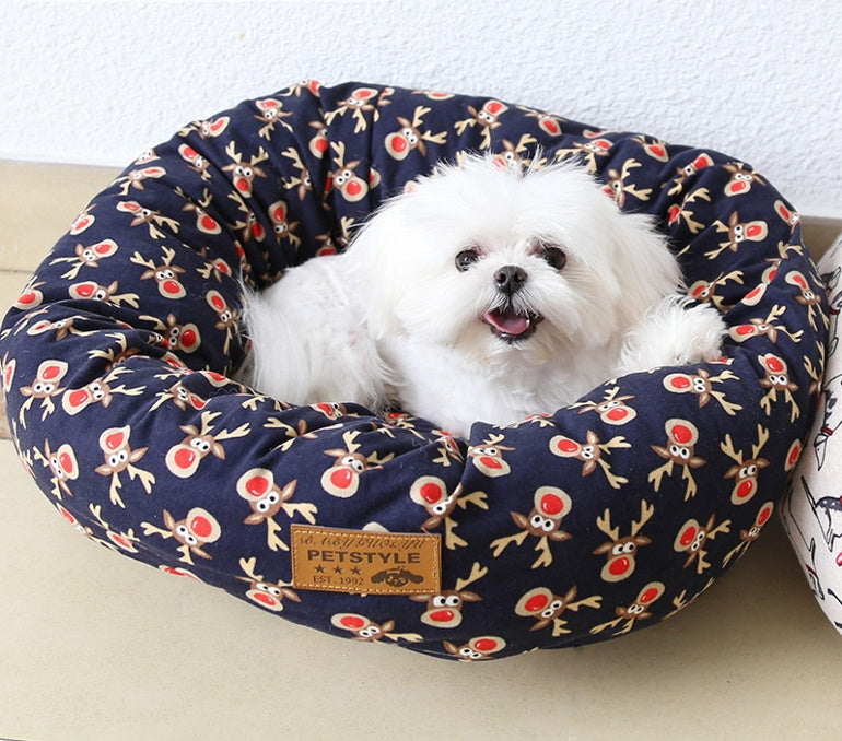 Small Square Nest Teddy Bichon Pet Kennel Dog Mat Four Seasons Universal Warm Nest