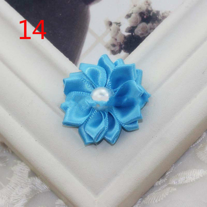 Ribbon Handmade Pearl Flowers