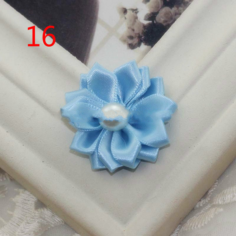 Ribbon Handmade Pearl Flowers
