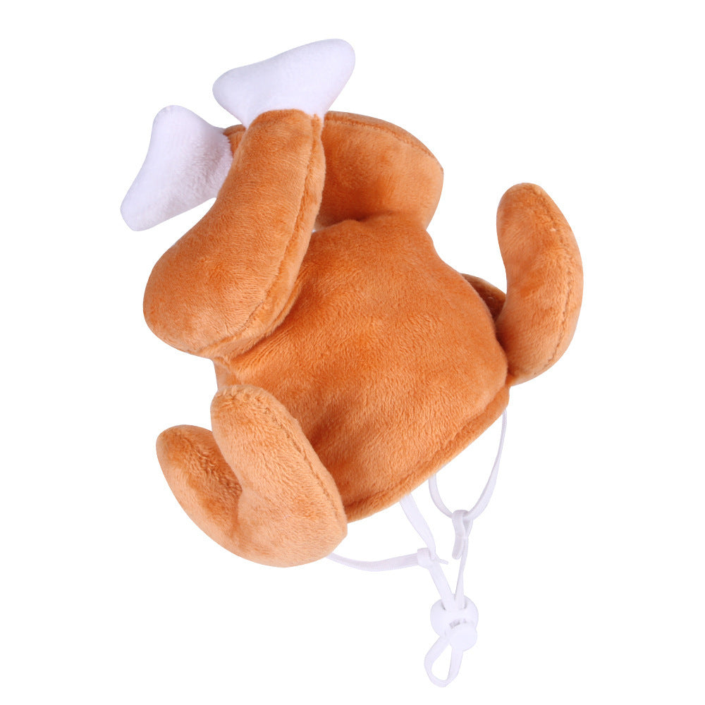 Funny Pet Dog Cat Costume Warm Hat Photo Props Headwear