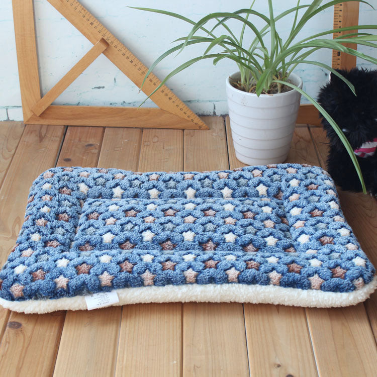 Suede waterproof plush cat and dog leakproof mat