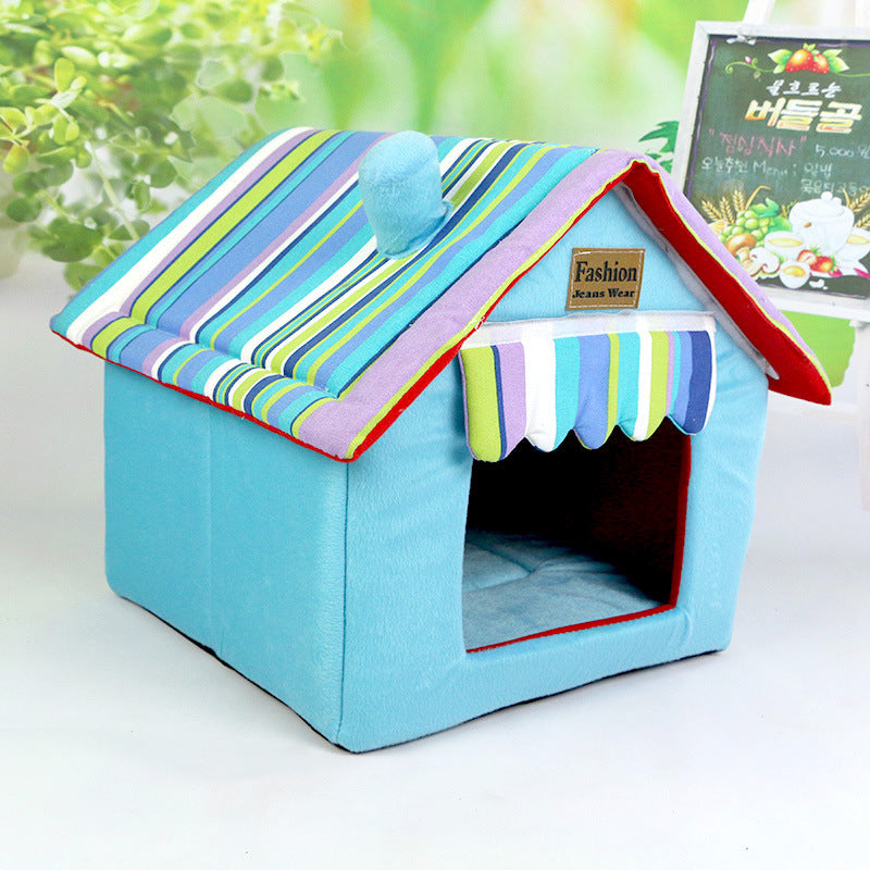 Four Seasons To Keep Warm In Summer, Removable and Washable House Tent Bed Nest