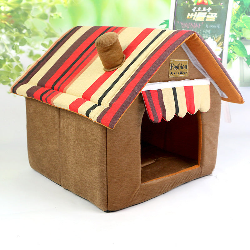 Four Seasons To Keep Warm In Summer, Removable and Washable House Tent Bed Nest