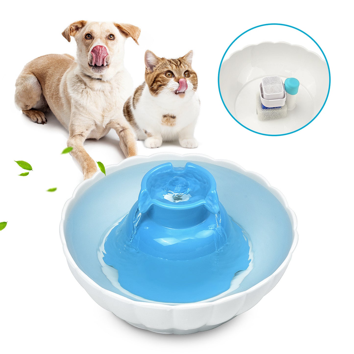 Ceramic Pet Water Dispenser Compatible Filter Element Accessories, Activated Carbon Filter Element Box