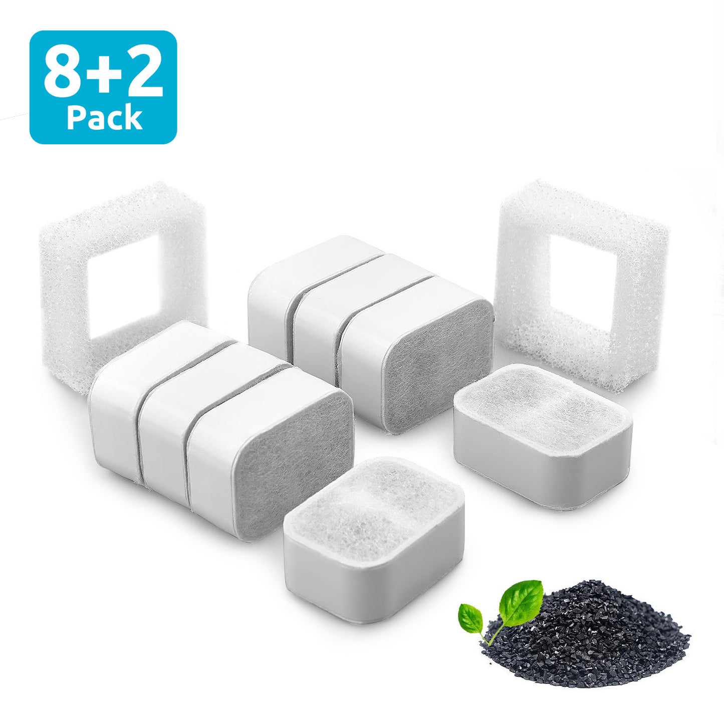 Ceramic Pet Water Dispenser Compatible Filter Element Accessories, Activated Carbon Filter Element Box