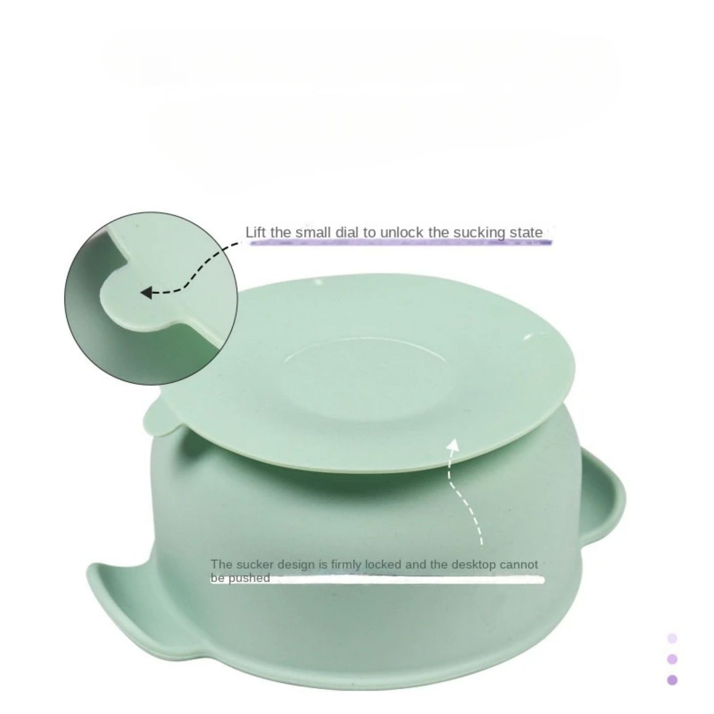 Premium Silicone Pet Bowl - Durable And Lightweight Watering Bowl For Dogs And Cats Pet Bowl With Suction Cups For Both Ears
