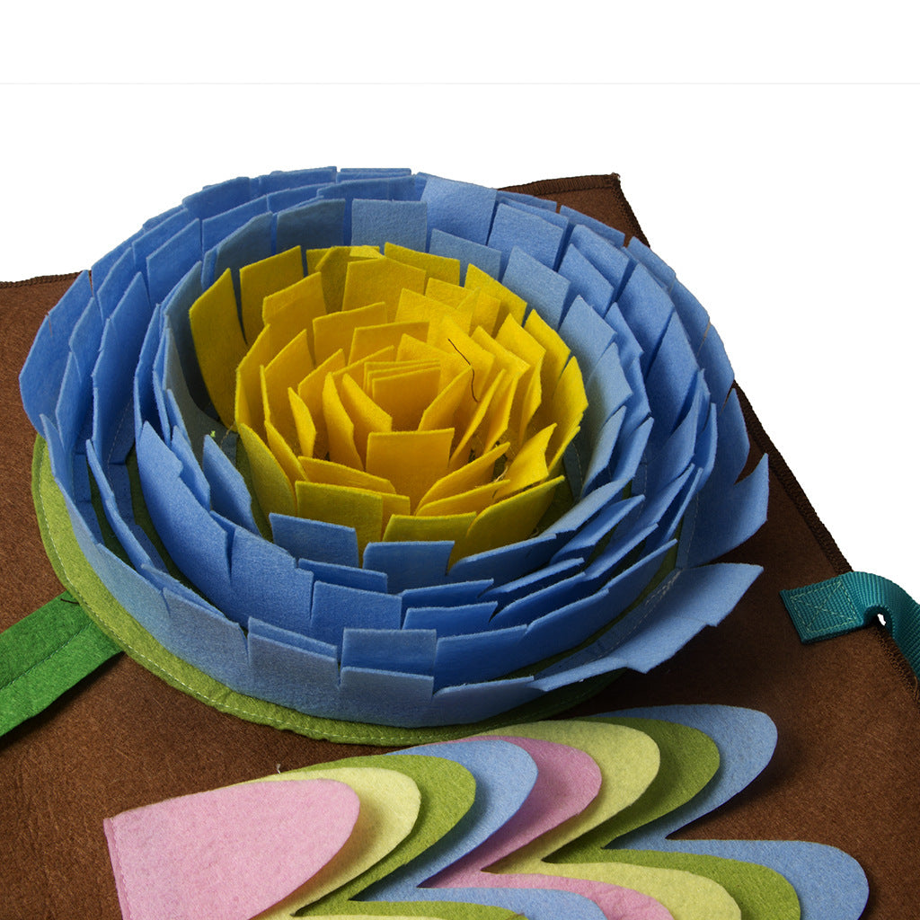 Pet sniffing pad stress relief game blanket