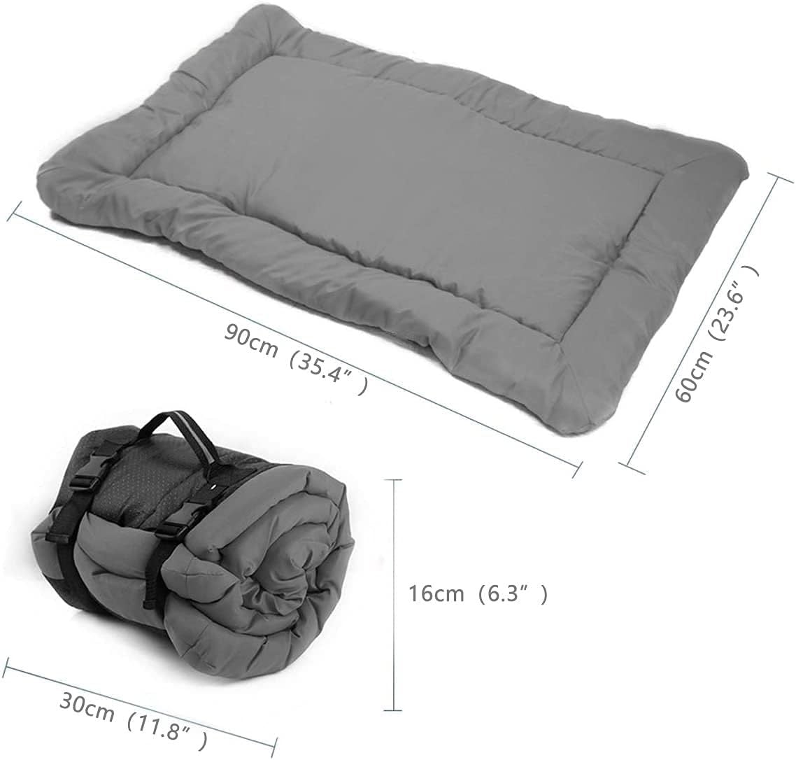 Outdoor Dog Bed Portable Camping Travel Dog Bed Soft Comfortable Waterproof Non-Slip Machine Washable Easy To Clean Pet Mat For Small Medium And Large Dog And Cat
