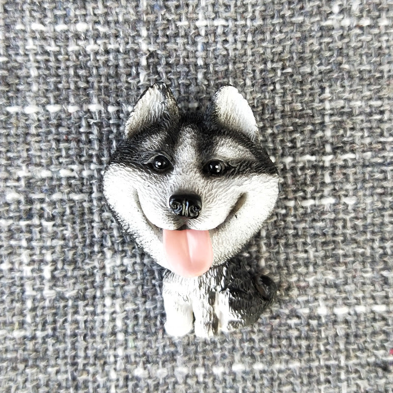 Imitation dog refrigerator magnet