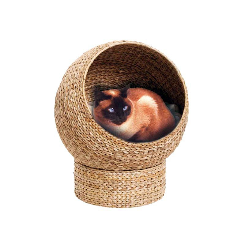 Simple Home Summer Rattan Cat Nest