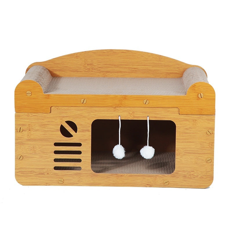 Corrugated Paper Cat House Luxury Double Layer