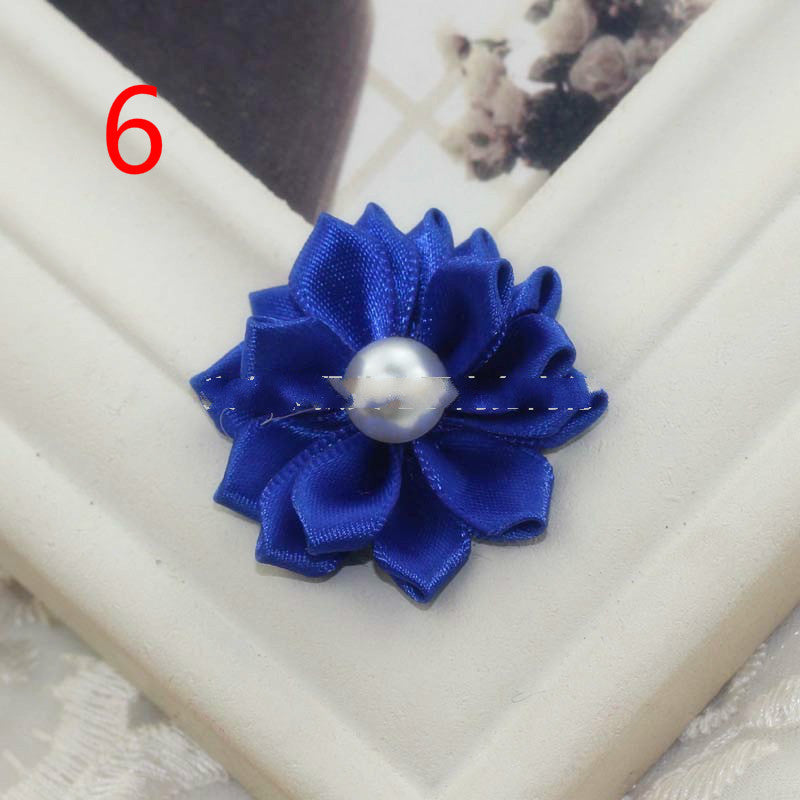 Ribbon Handmade Pearl Flowers