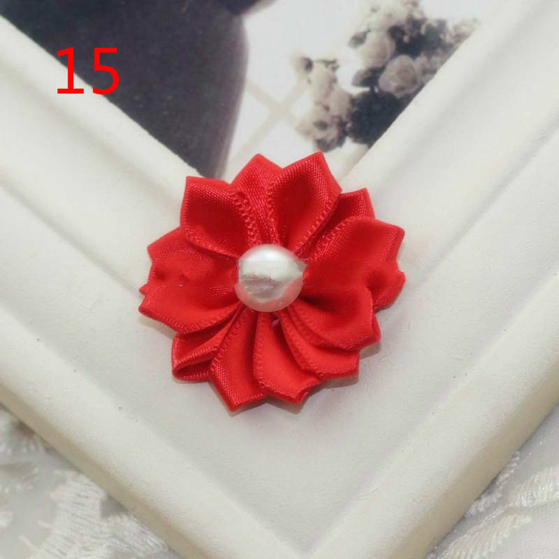 Ribbon Handmade Pearl Flowers