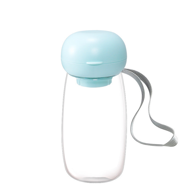 Portable Pet Water Bottle Outdoor Travel Drinking Cup Feeding Bowl With Lanyard For Small Medium Cats Dogs Pet Supplies High Temperature Resistance