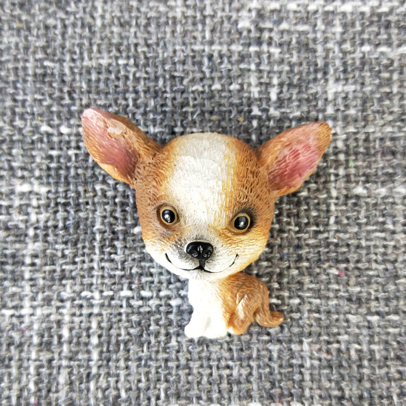 Imitation dog refrigerator magnet