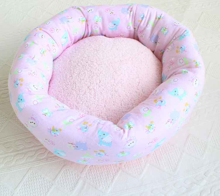 Small Square Nest Teddy Bichon Pet Kennel Dog Mat Four Seasons Universal Warm Nest