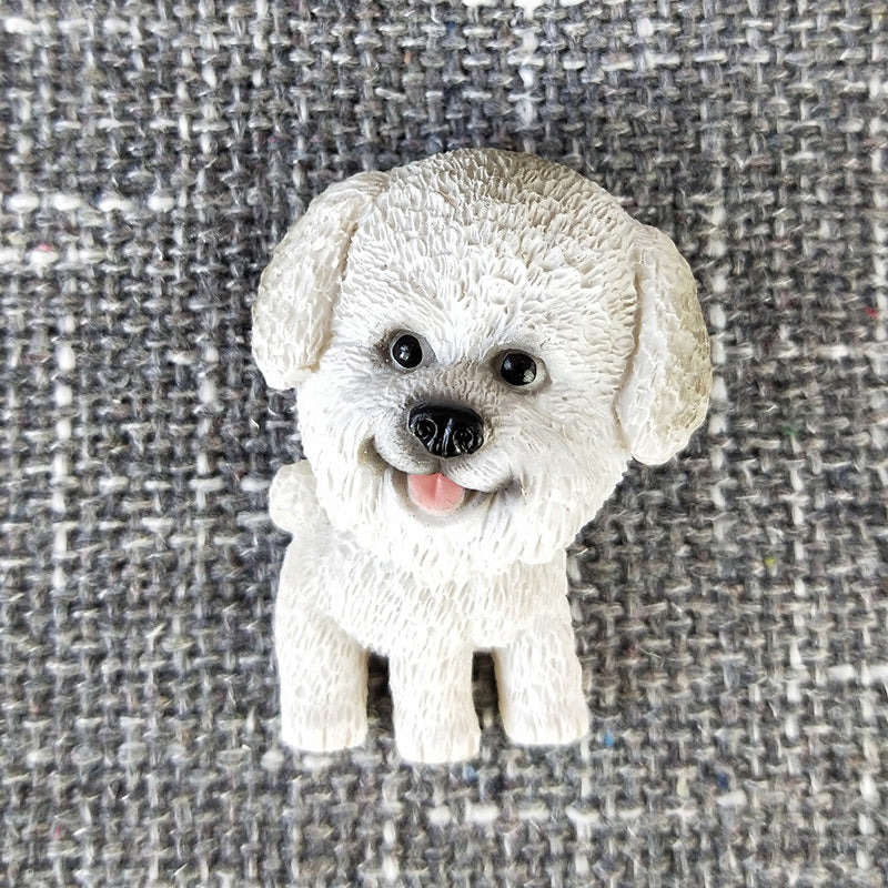 Imitation dog refrigerator magnet