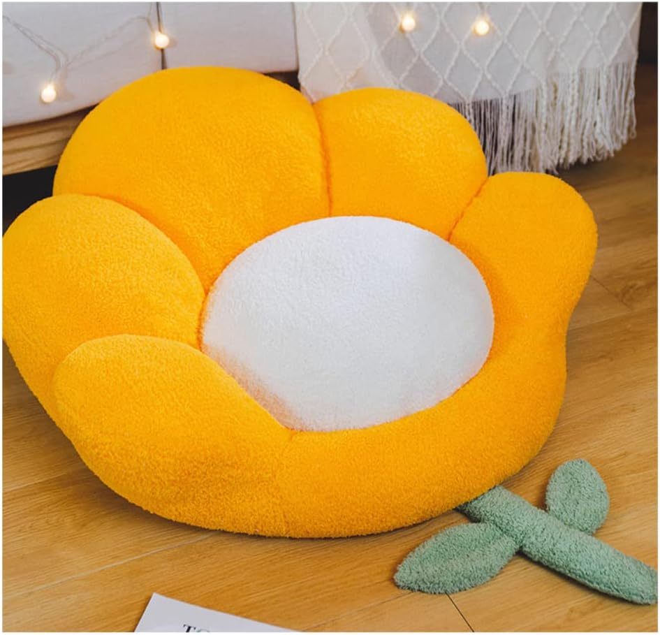 Flower Shaped Cat Nest Soft Non Slip Thick Comfortable Bed Multifunctional Cushion Suitable For Small Cats And Dogs