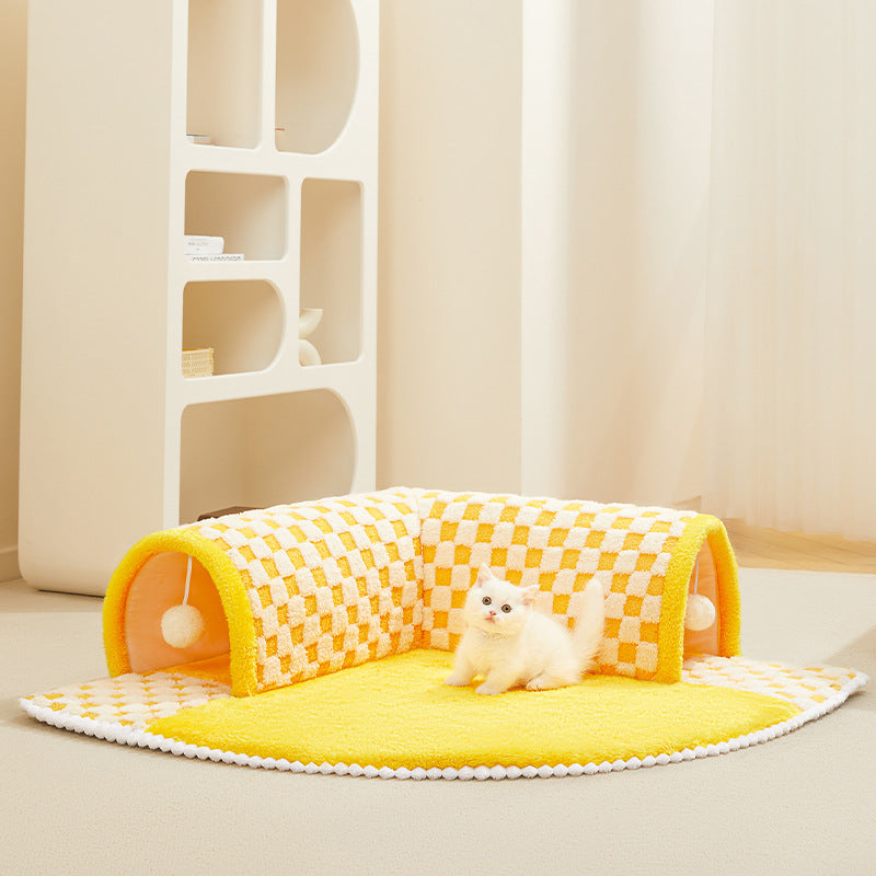 Tunnel Cat Nest Winter Warm Removable And Washable