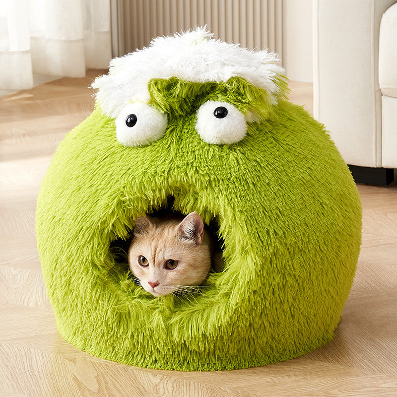 Warm Winter Nest For Cats, Closed Sleeping Nest, Safe Cat House, Kitten Bed, Universal Kennel For All Four Seasons