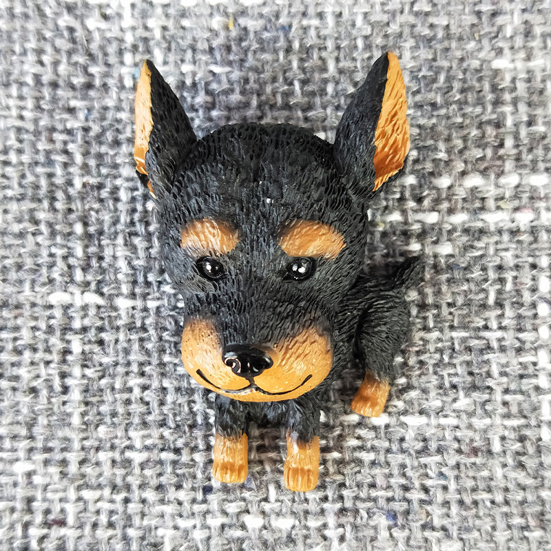 Imitation dog refrigerator magnet