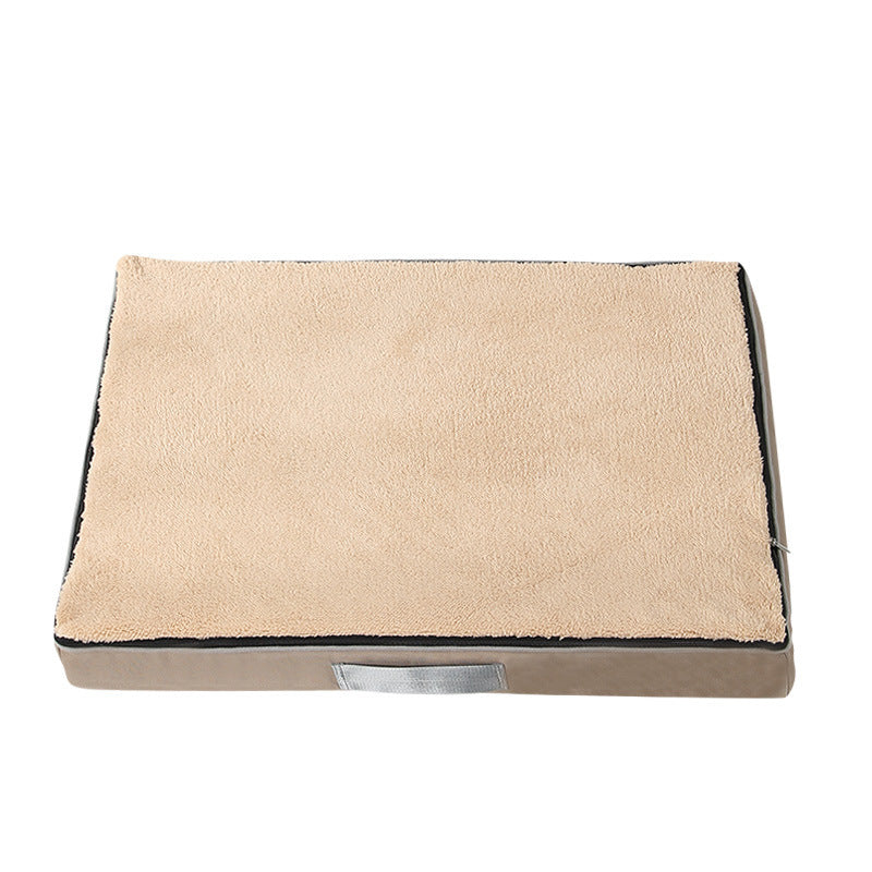 Big Pet Bed, Plush Memory Foam Dog Bed For Large Dog Removable Washable Dog Mattress Pet Mat, Nonslip Egg Kennel Pad Cat Sofa