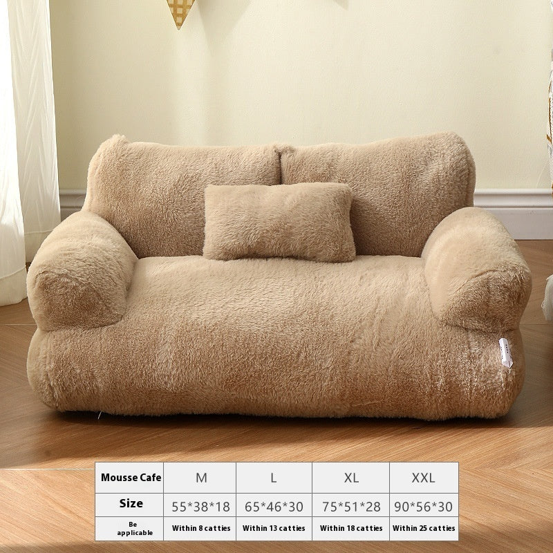 Warm Removable Washable Dogs And Cats Bed Sleeping Mat Pet Sofa