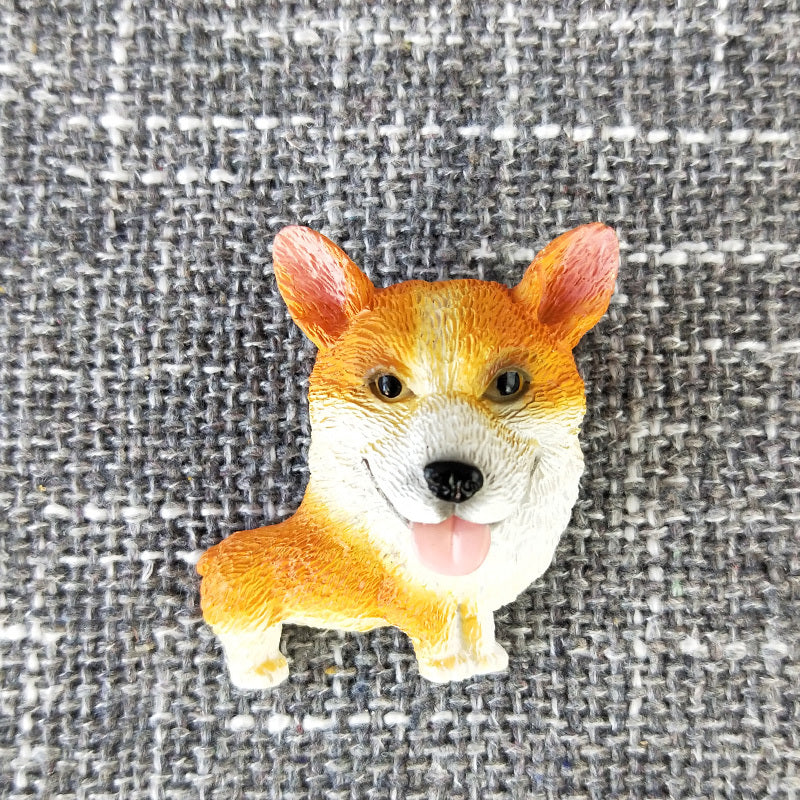 Imitation dog refrigerator magnet