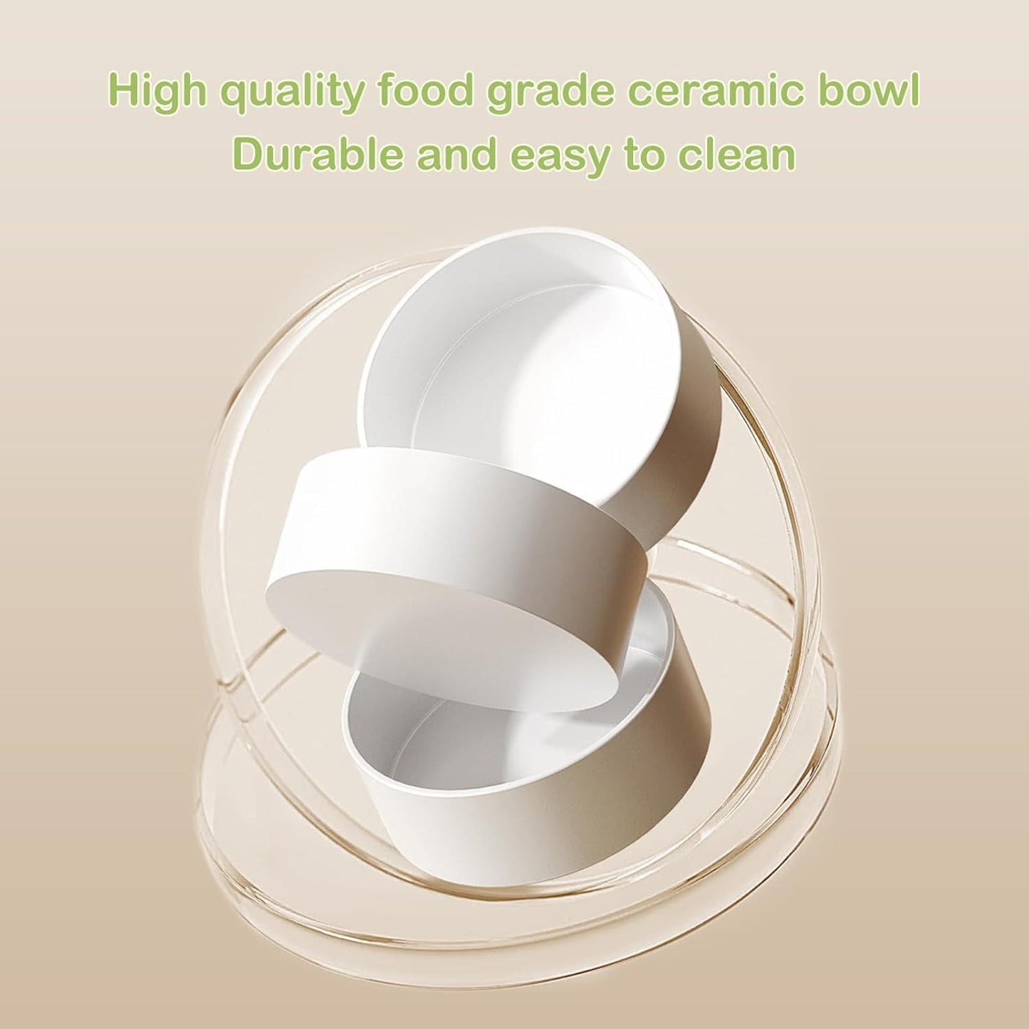 Ceramic Elevated Cat Bowls For Indoor Cats 15 Tilted Stand Anti Vomiting Raised Cat Food And Water Bowls Set Raised Cat Bowls With Non Slip Cat Bowl No Spill Bowl Dishes For Cats And Puppy