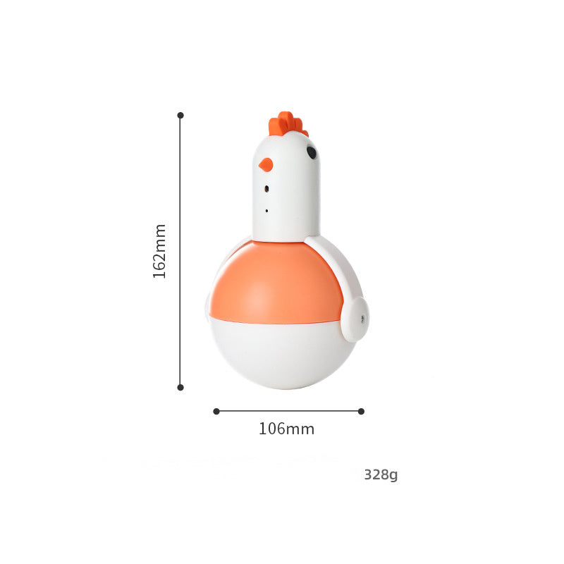 Electric Cat Toy Chicken Glass Laser Sound Cat Toy