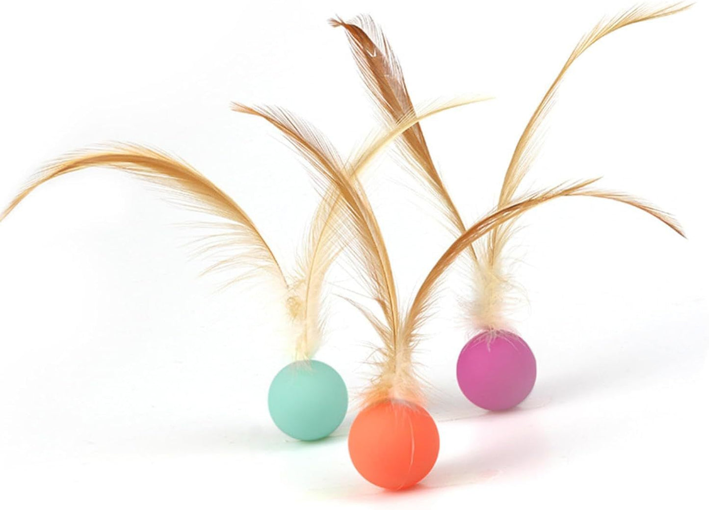 Cat And Dog Toy Bouncy Ball Jumping Ball Interactive Funny Cat Colorful High Elastic Pet Toy