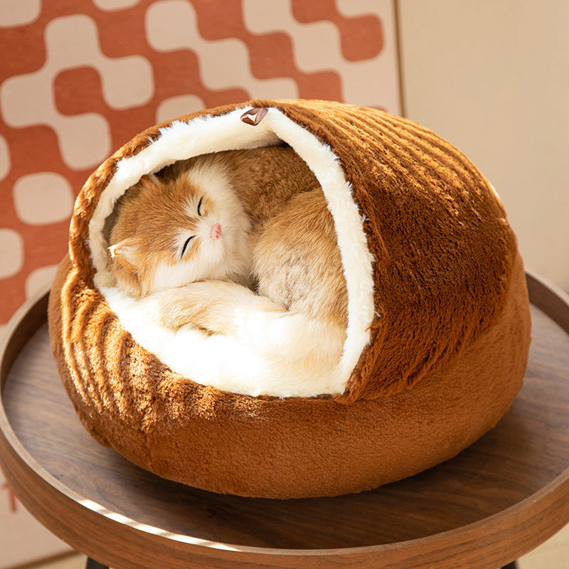 Universal Kennel For All Four Seasons, Sleeping Cat Nest, Semi-closed Dog House, Cat Bed, Warm Winter Nest, Pet Supplies