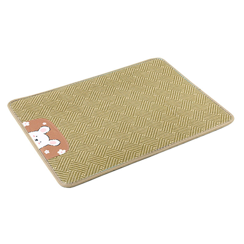 Fresh Spring And Summer Pet Mat Cool Cushion For All Four Seasons For Small And Large Dogs Golden Retriever Kennel Cat Supplies