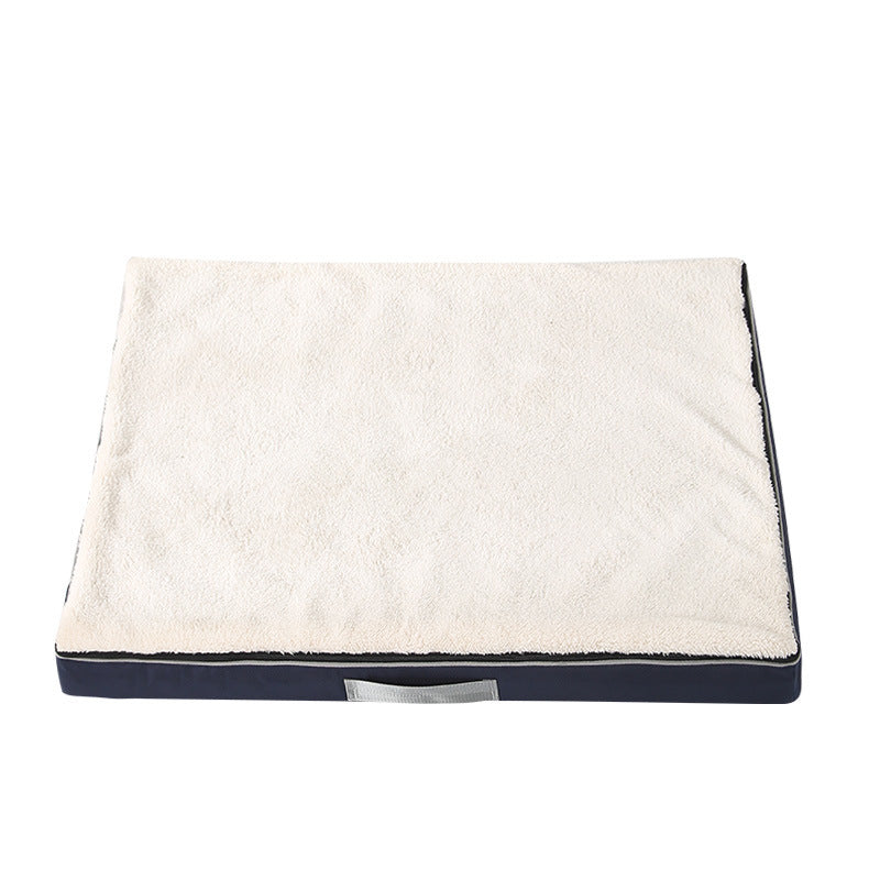 Big Pet Bed, Plush Memory Foam Dog Bed For Large Dog Removable Washable Dog Mattress Pet Mat, Nonslip Egg Kennel Pad Cat Sofa