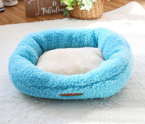 Small Square Nest Teddy Bichon Pet Kennel Dog Mat Four Seasons Universal Warm Nest