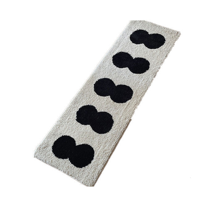 Flocking Carpet Long Velvet Thickened Non-slip Absorbent Strip Home Tea Table Cloth