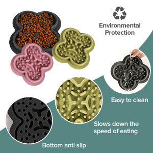 Silicone Pet Licking Pad Cat And Dog Slow Food Non-slip Placemat Pet Bowl