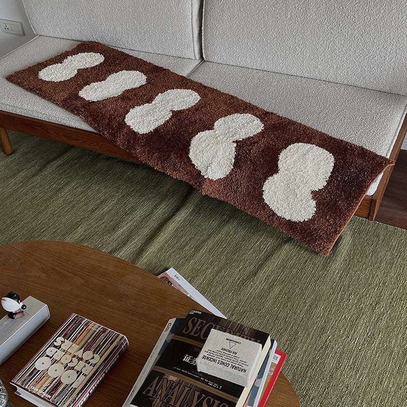 Flocking Carpet Long Velvet Thickened Non-slip Absorbent Strip Home Tea Table Cloth