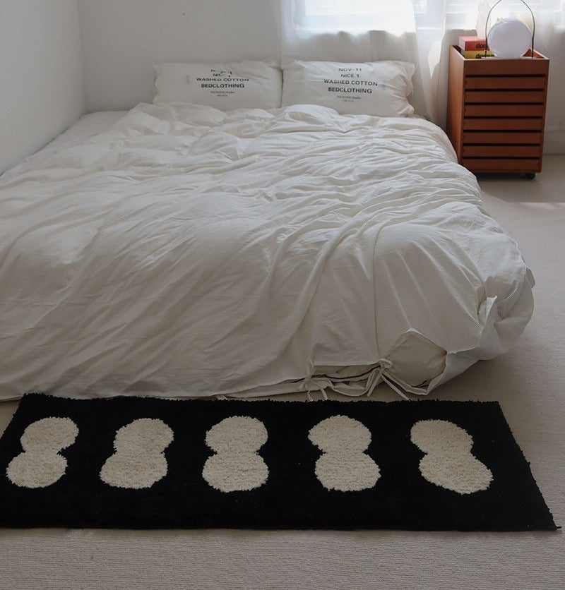 Flocking Carpet Long Velvet Thickened Non-slip Absorbent Strip Home Tea Table Cloth