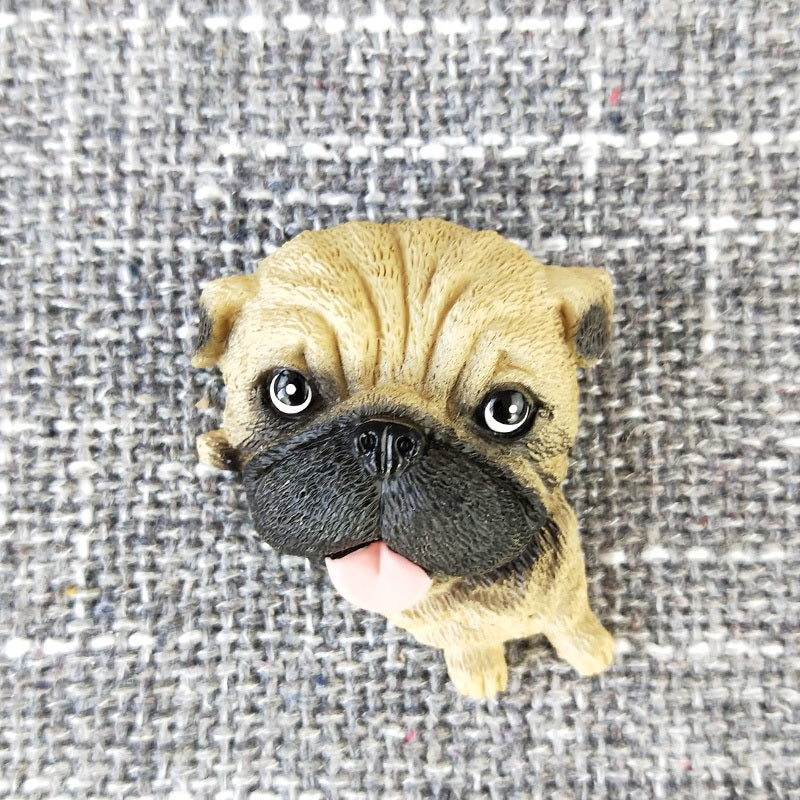Imitation dog refrigerator magnet
