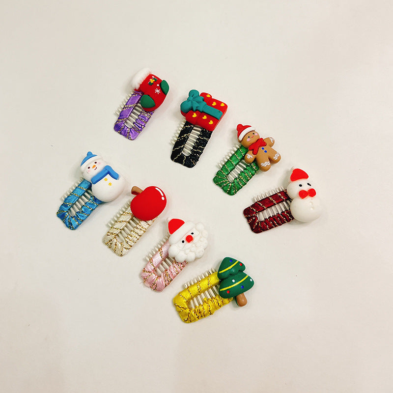 Christmas Cartoon Pet Headdress Cat Dog Barrettes