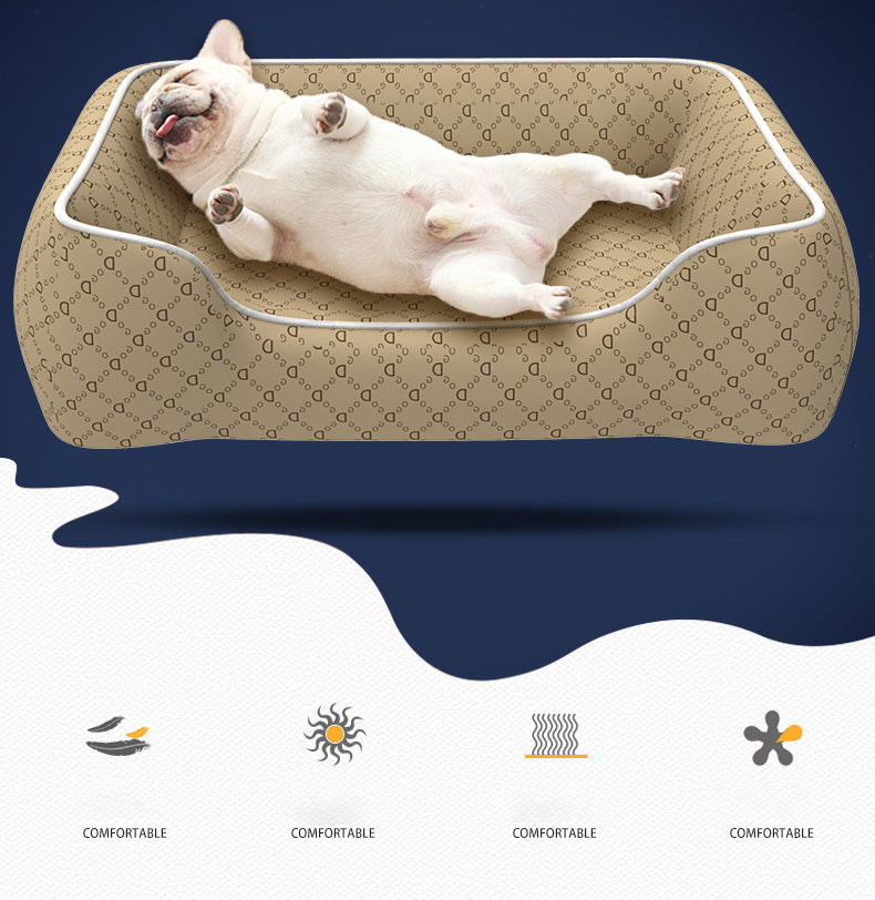 Waterproof Kennel Resistant To Bites And Scratches, Universal Bed For All Four Seasons, Completely Removable And Washable, Corgi Stuffed Animal For Small Dogs, Pet Products
