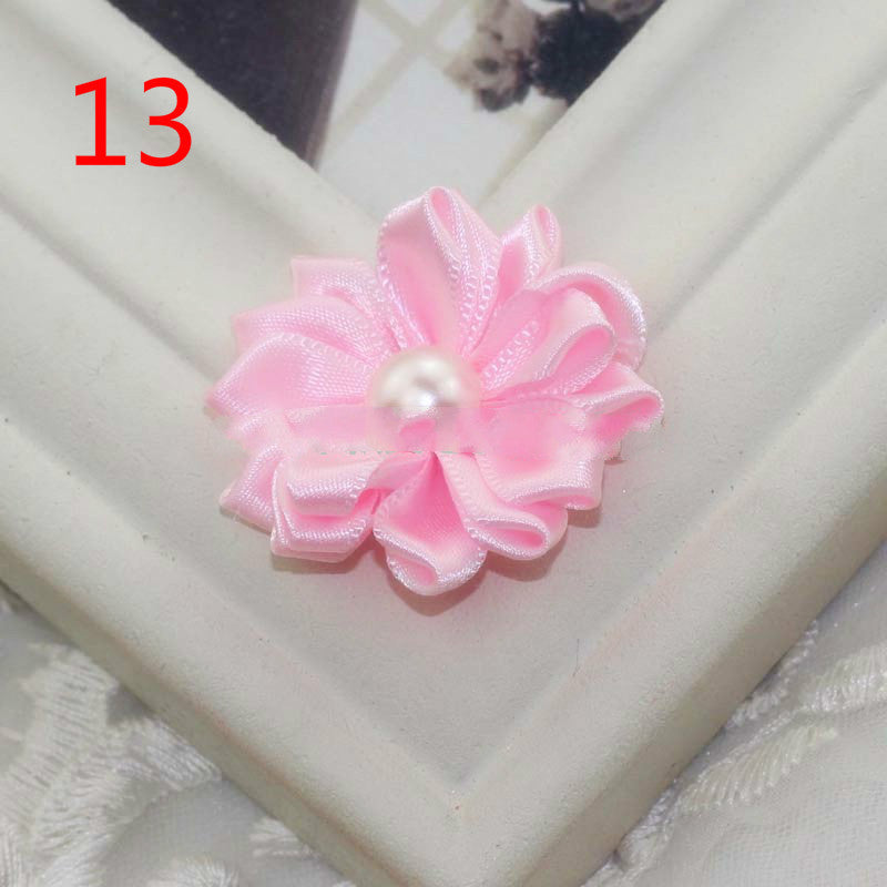 Ribbon Handmade Pearl Flowers