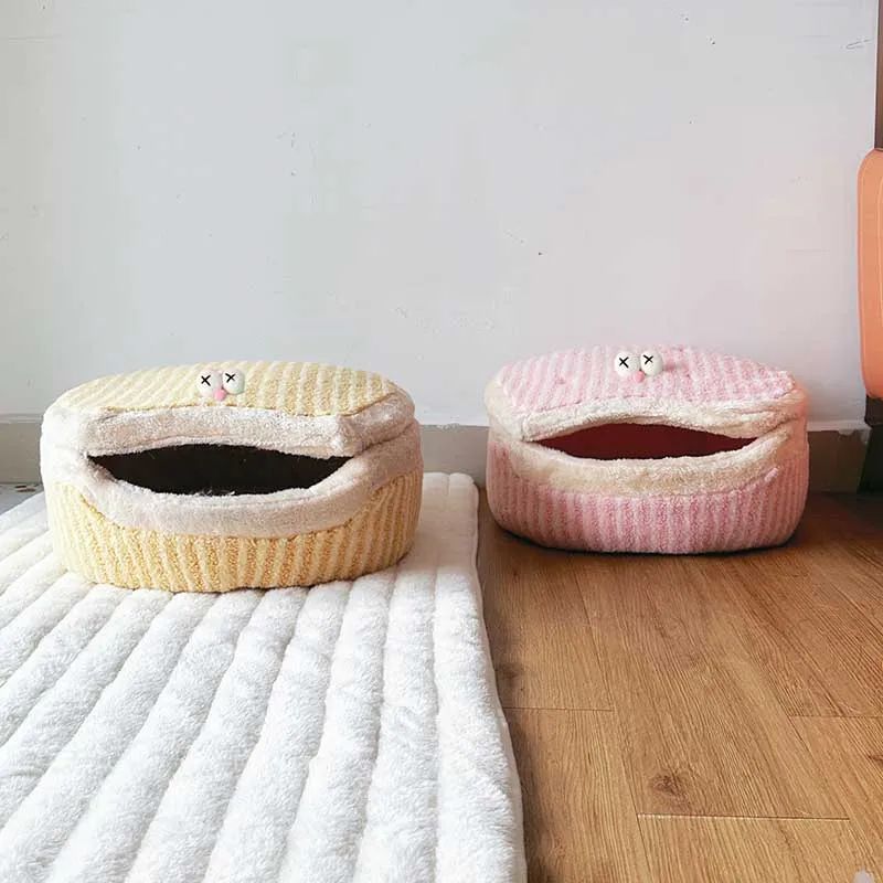 Causeway Braised Sandwich Cat Nest Warmth Winter Four Seasons Universal Cat House Washable Pet Nest