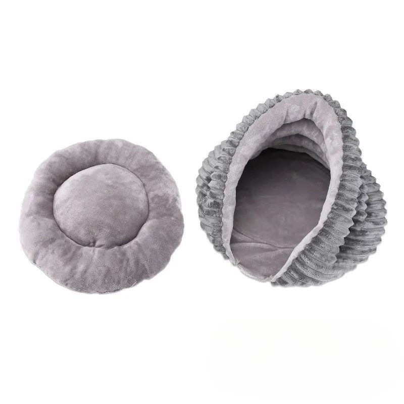 Tunnel Cat Nest Four Seasons Comfortable Thickened Conch Pocket Pets Cats Sleeping Bag Foldable Detachable Washable Pet Supplies