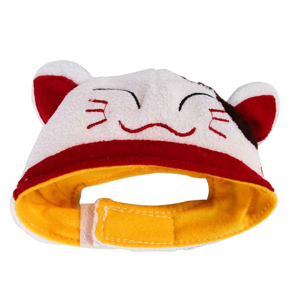 Funny Pet Dog Cat Costume Warm Hat Photo Props Headwear